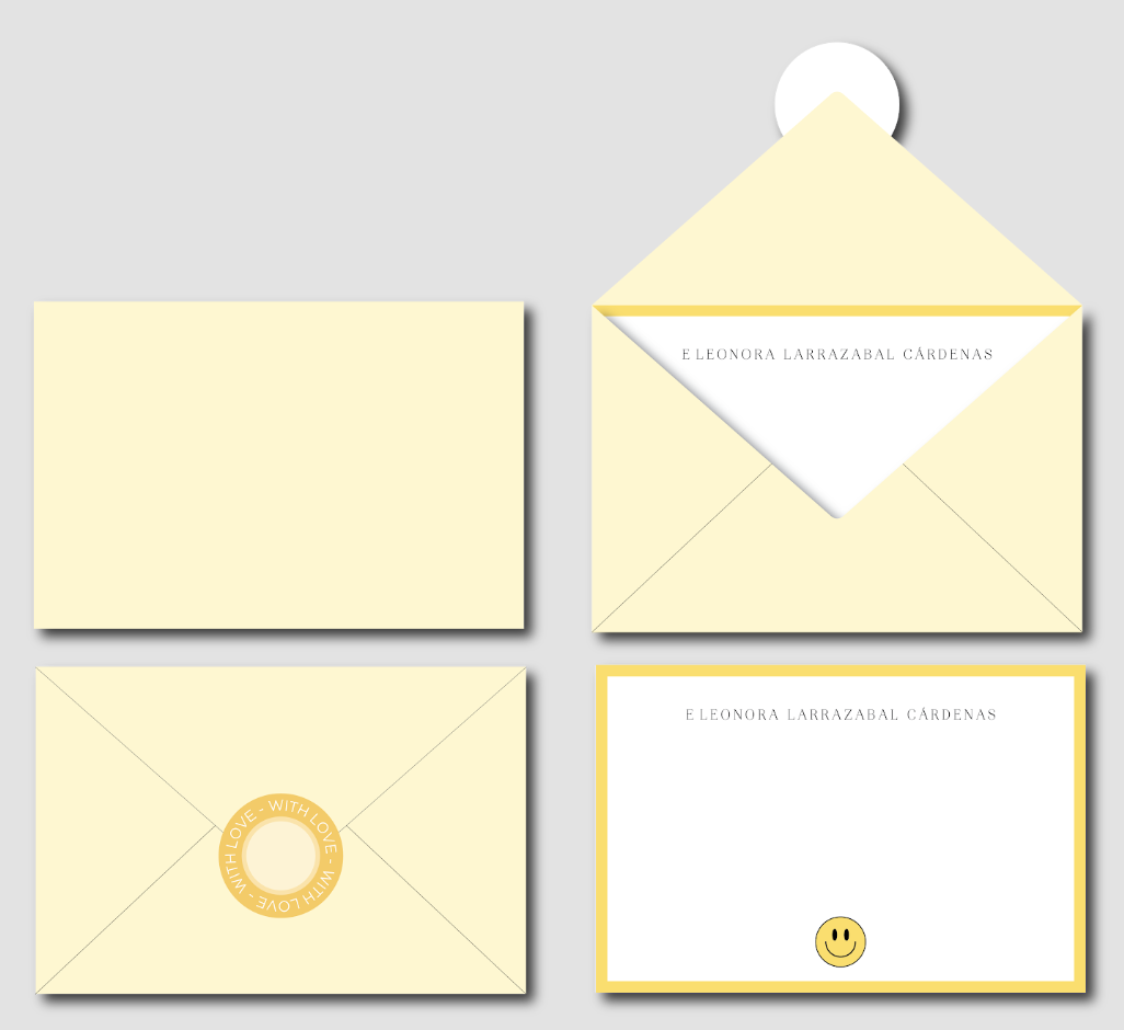 Notecard Sets - Happy Face
