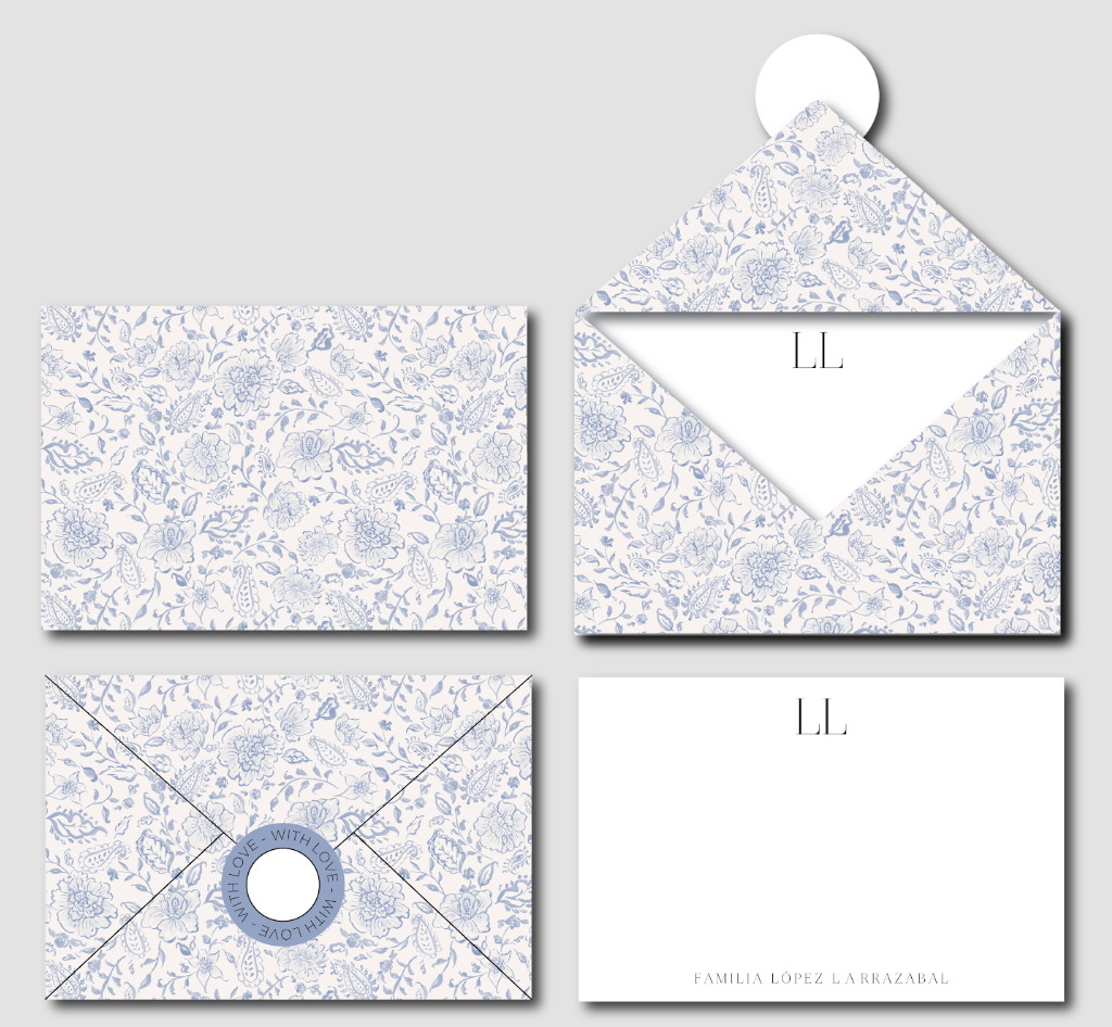 Notecard Sets - Something Blue